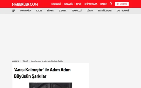 Haberler.com: Anısı Kalmıştır — albüm lansmanı