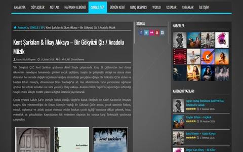 Müzik Ekspres: Bir Gökyüzü Çiz — İlkay Akkaya